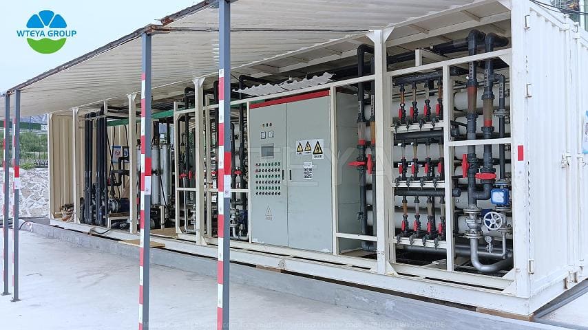 Thiết bị xử lýnước thải loại container